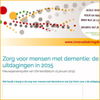 enquete IDé de uitdagingen voor 2015